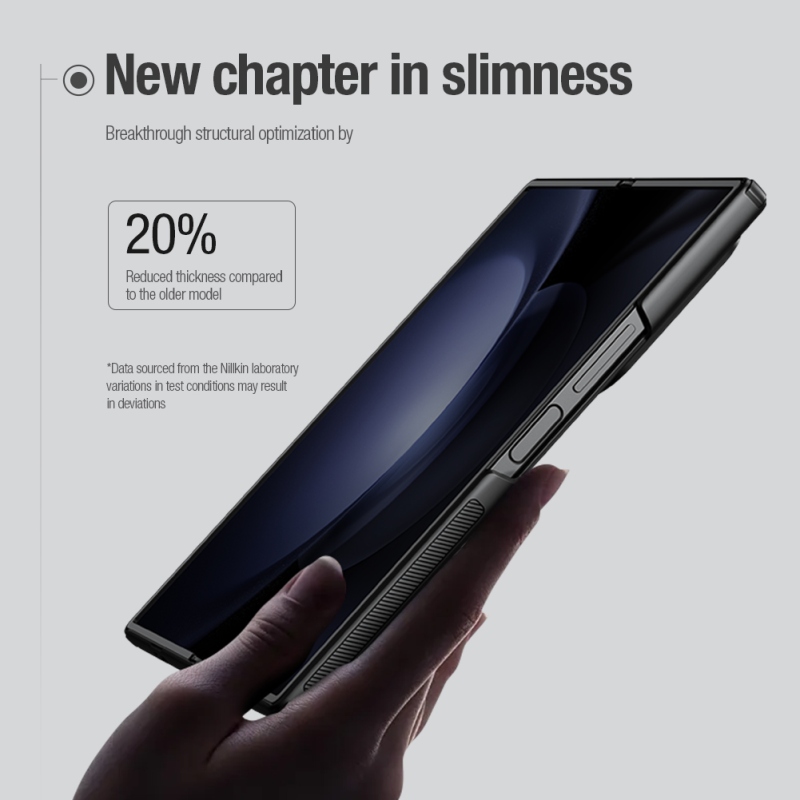 Nillkin Super Frosted FOLD Magnetic Zadní Kryt pro Samsung Galaxy Z Fold 6 Black