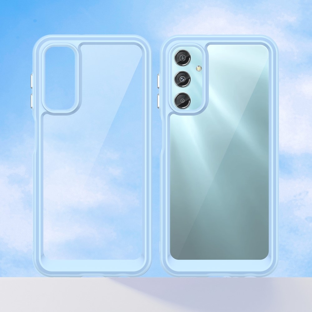 Gelový obal s pevnými zády na Samsung Galaxy A25 5G - modrý