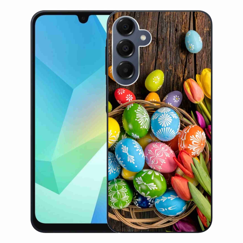 Gelový kryt mmCase na Samsung Galaxy A16 4G/5G - velikonoční vajíčka