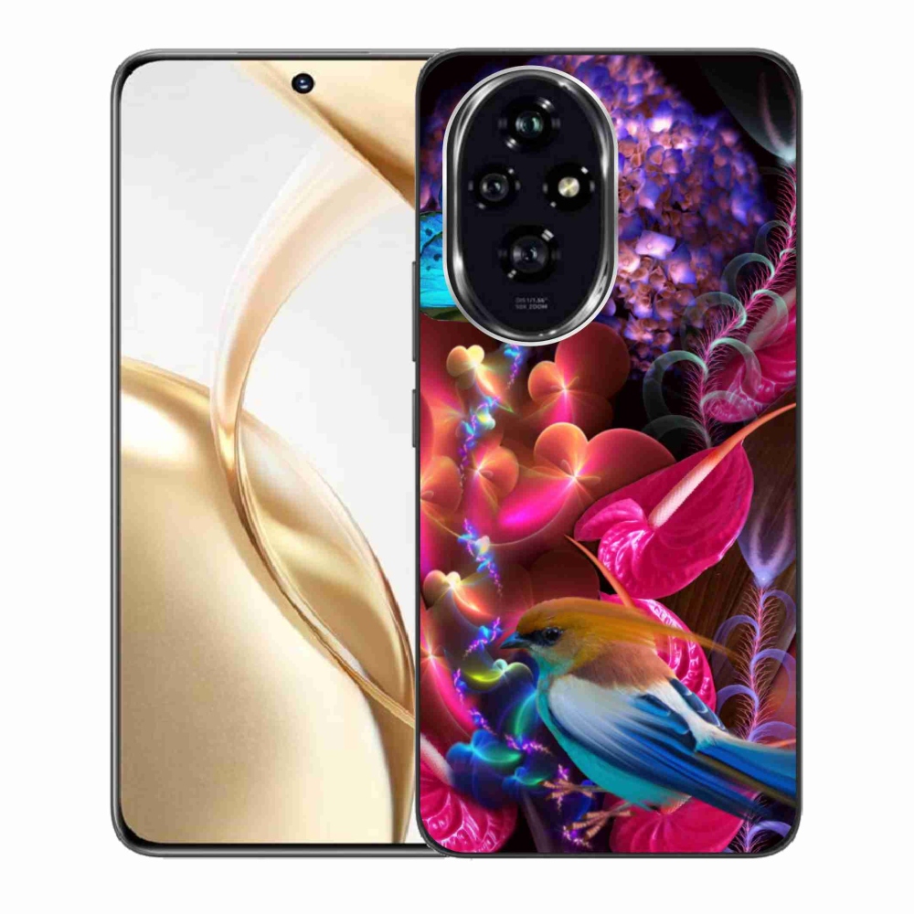 Gelový kryt mmCase na Honor 200 5G - barevné květiny