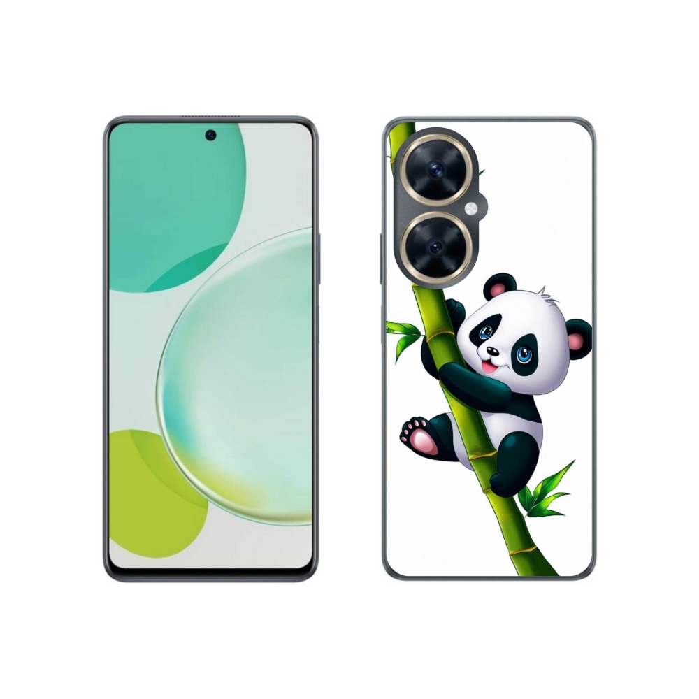 Gelový kryt mmCase na Huawei Nova 11i - panda na bambusu