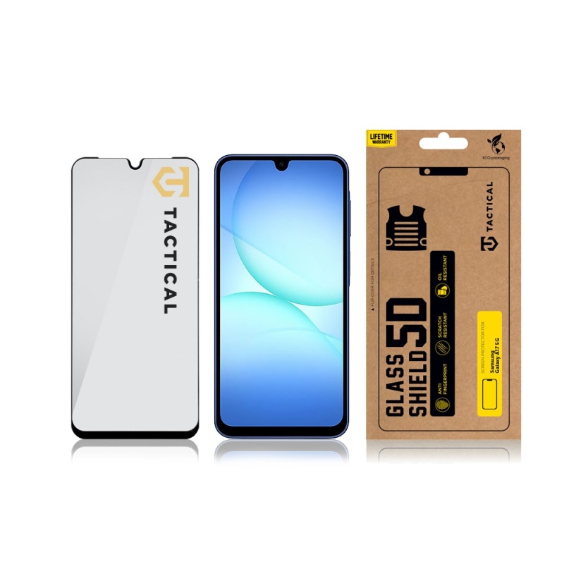 Tactical Glass Shield 5D sklo pro Samsung Galaxy A17 4G/5G Black
