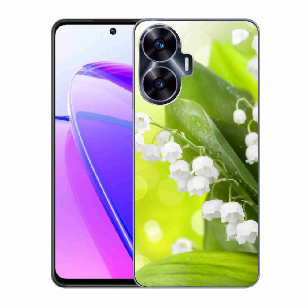 Gelový kryt mmCase na Realme C55 - konvalinka