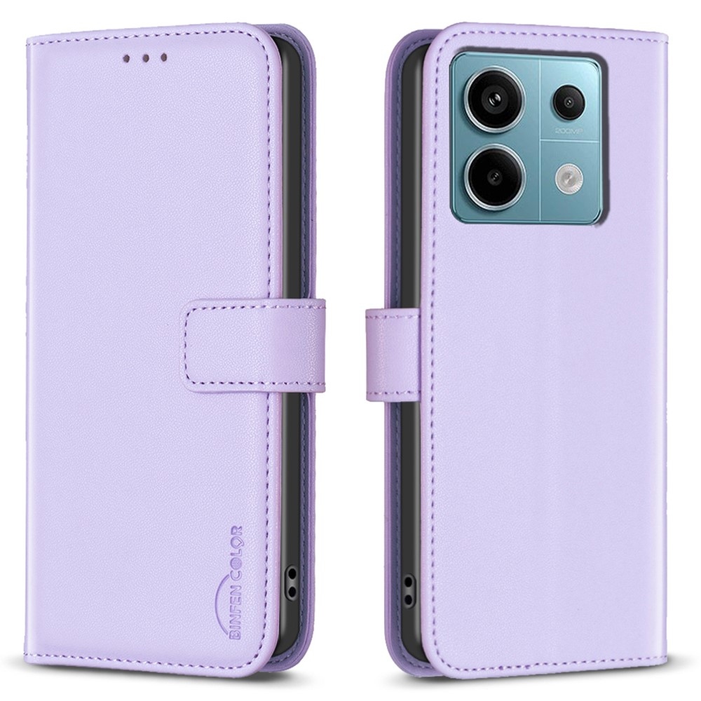 BNF knížkové pouzdro na Xiaomi Redmi Note 13 Pro 4G/Poco M6 Pro - světlefialové