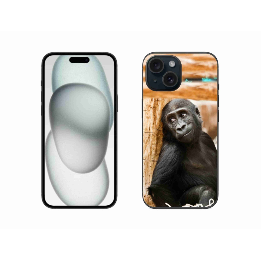 Gelový kryt mmCase na iPhone 15 - gorila