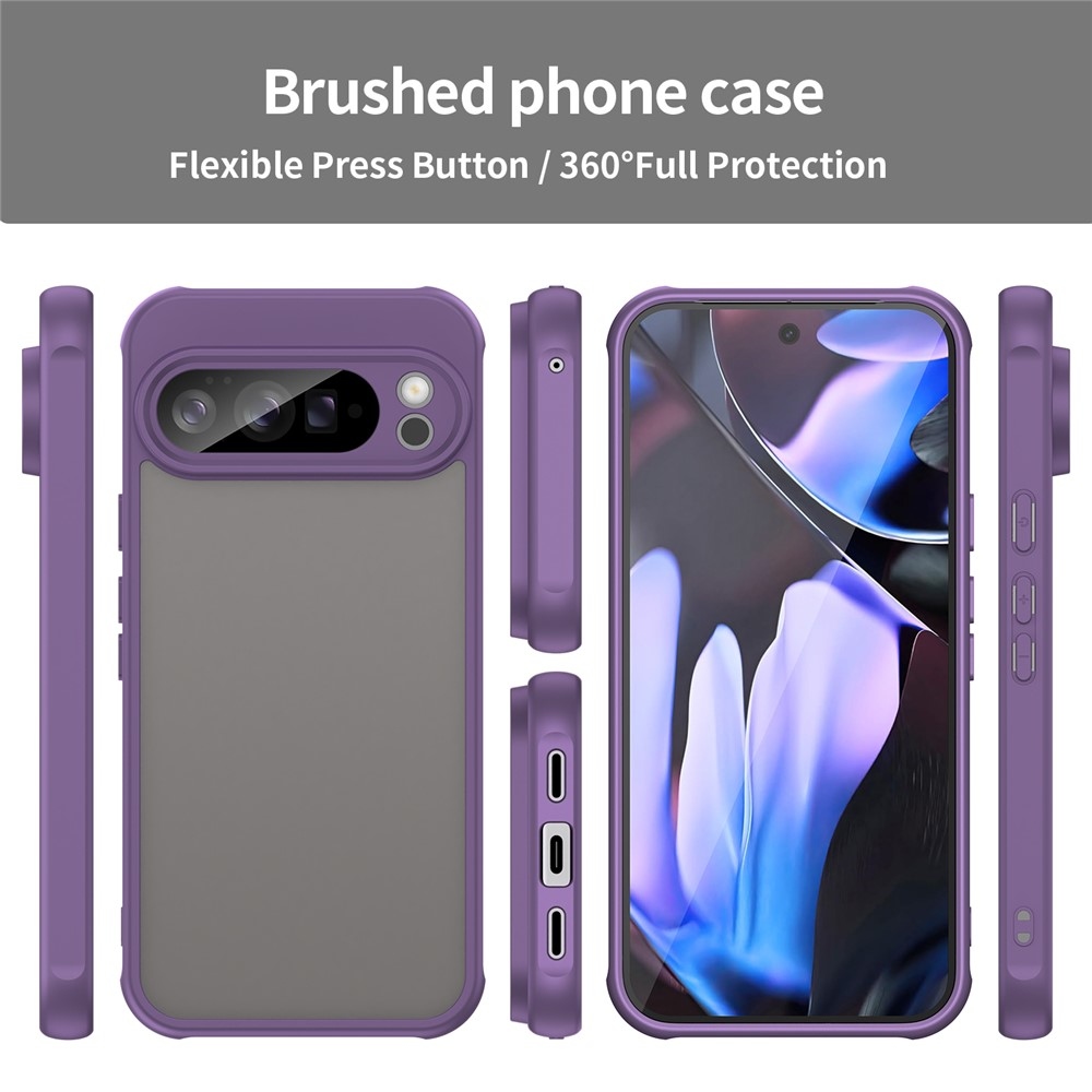Proof gelový obal s pevnými zády na Google Pixel 10 Pro XL - fialový