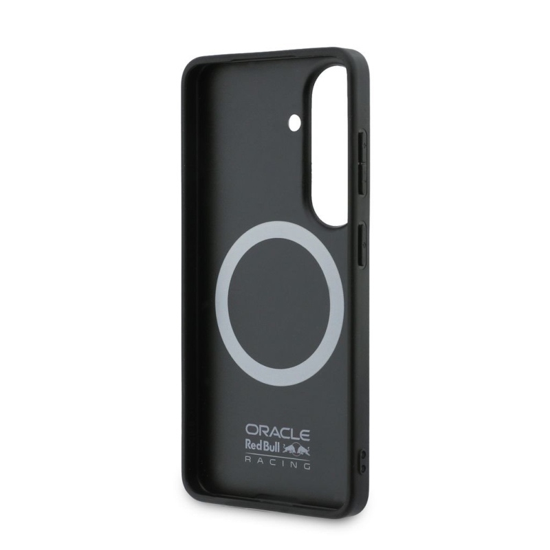 Red Bull PU Leather Meshed Powerbar Magnetic Zadní Kryt pro Samsung Galaxy S26 Navy