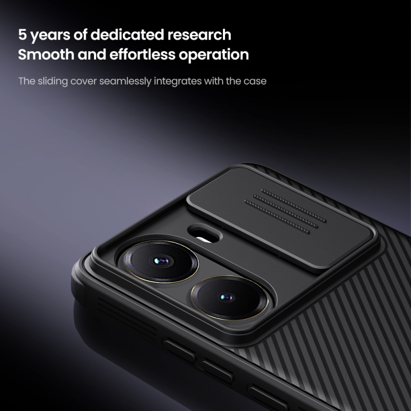 Nillkin CamShield PRO Magnetic Zadní Kryt pro Poco X7 Pro 5G Black
