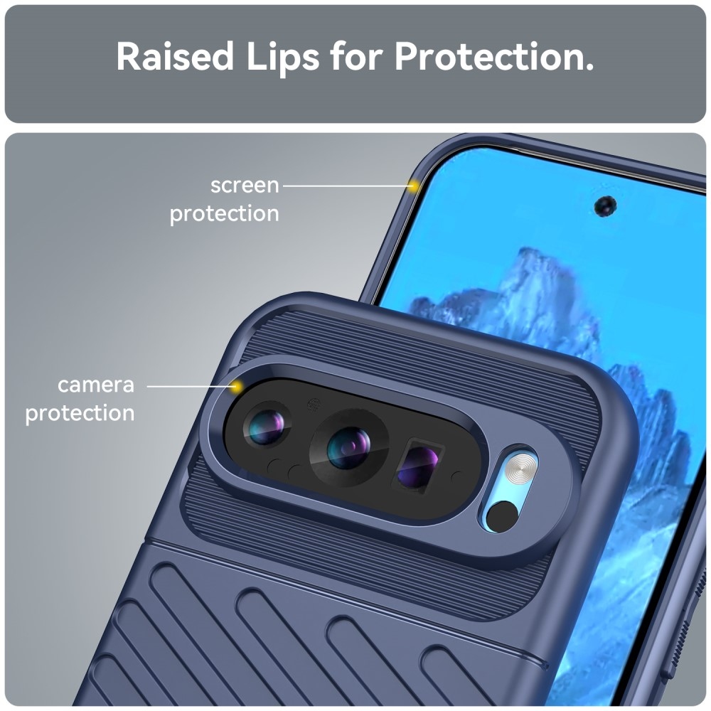 Thunder odolný gelový obal na Google Pixel 9/9 Pro - modrý