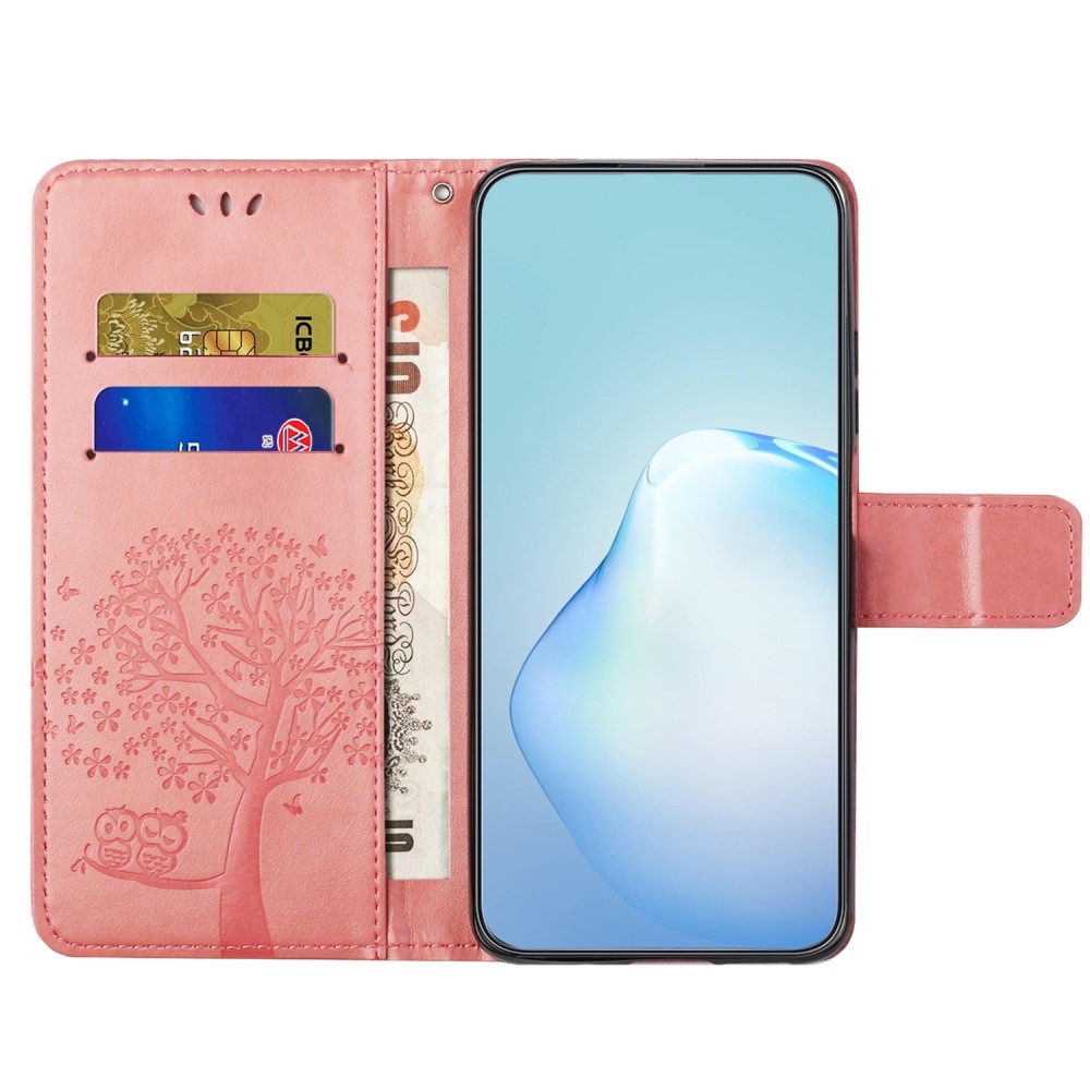 Tree knížkové pouzdro na Honor 200 Lite 5G - růžové