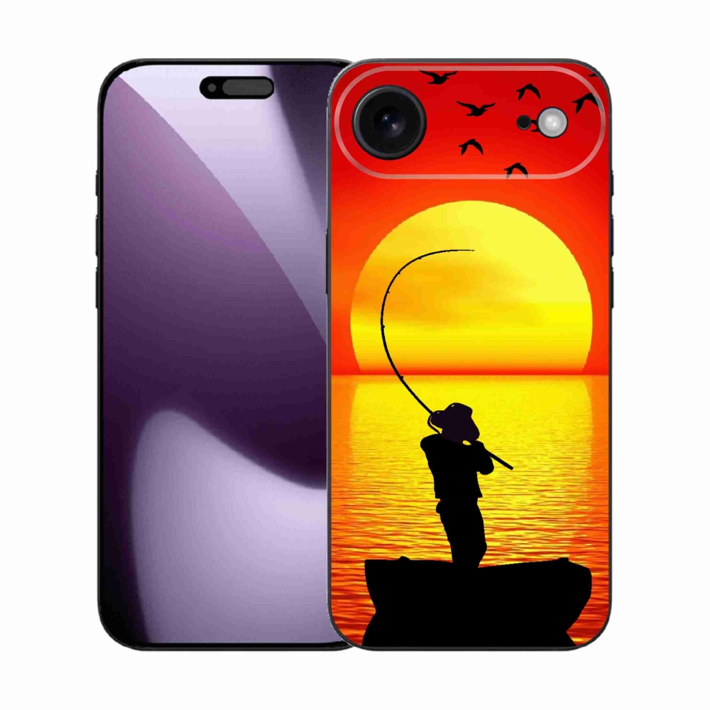 Gelový kryt mmCase na iPhone 17 Air - rybaření