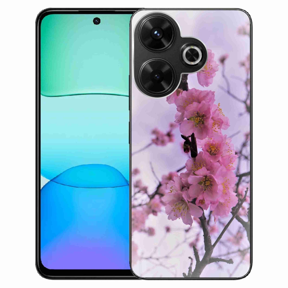 Gelový kryt mmCase na Xiaomi Redmi 13 4G/Poco M6 4G - květiny 7