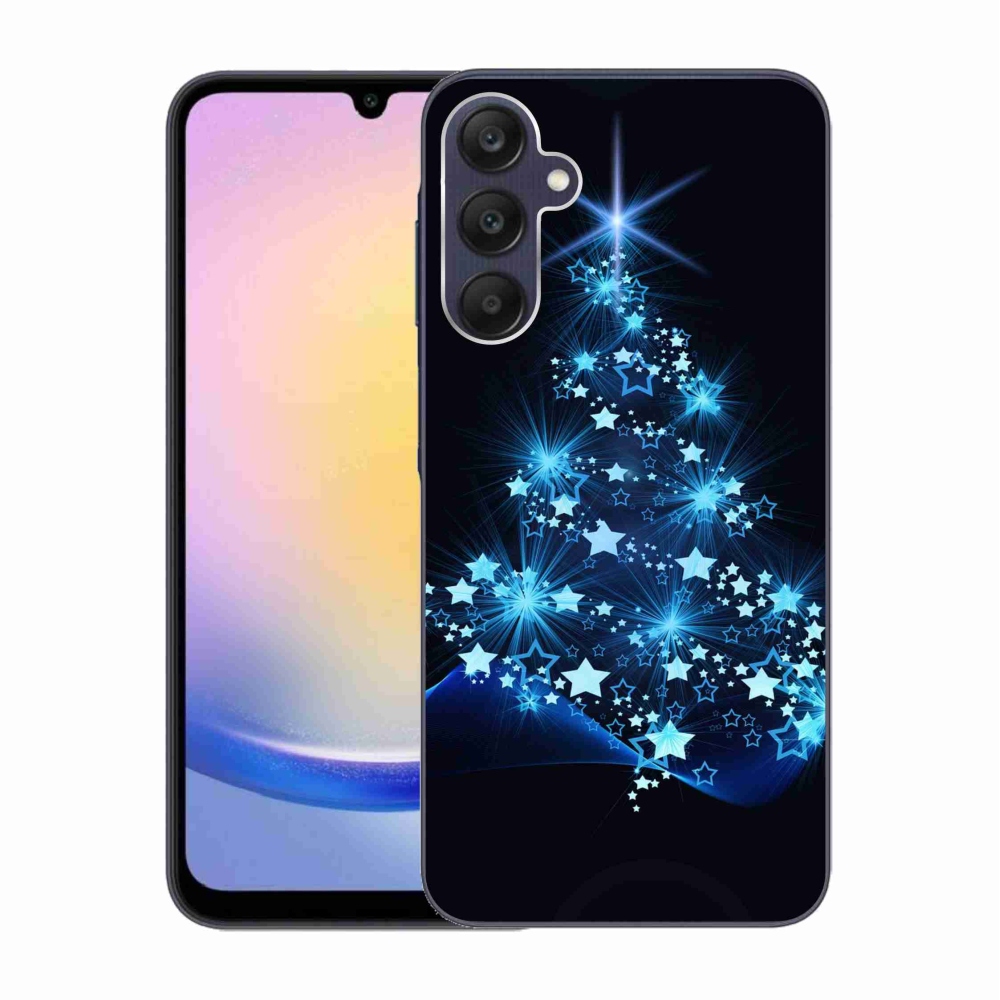 Gelový kryt mmCase na Samsung Galaxy A25 5G - vánoční stromek
