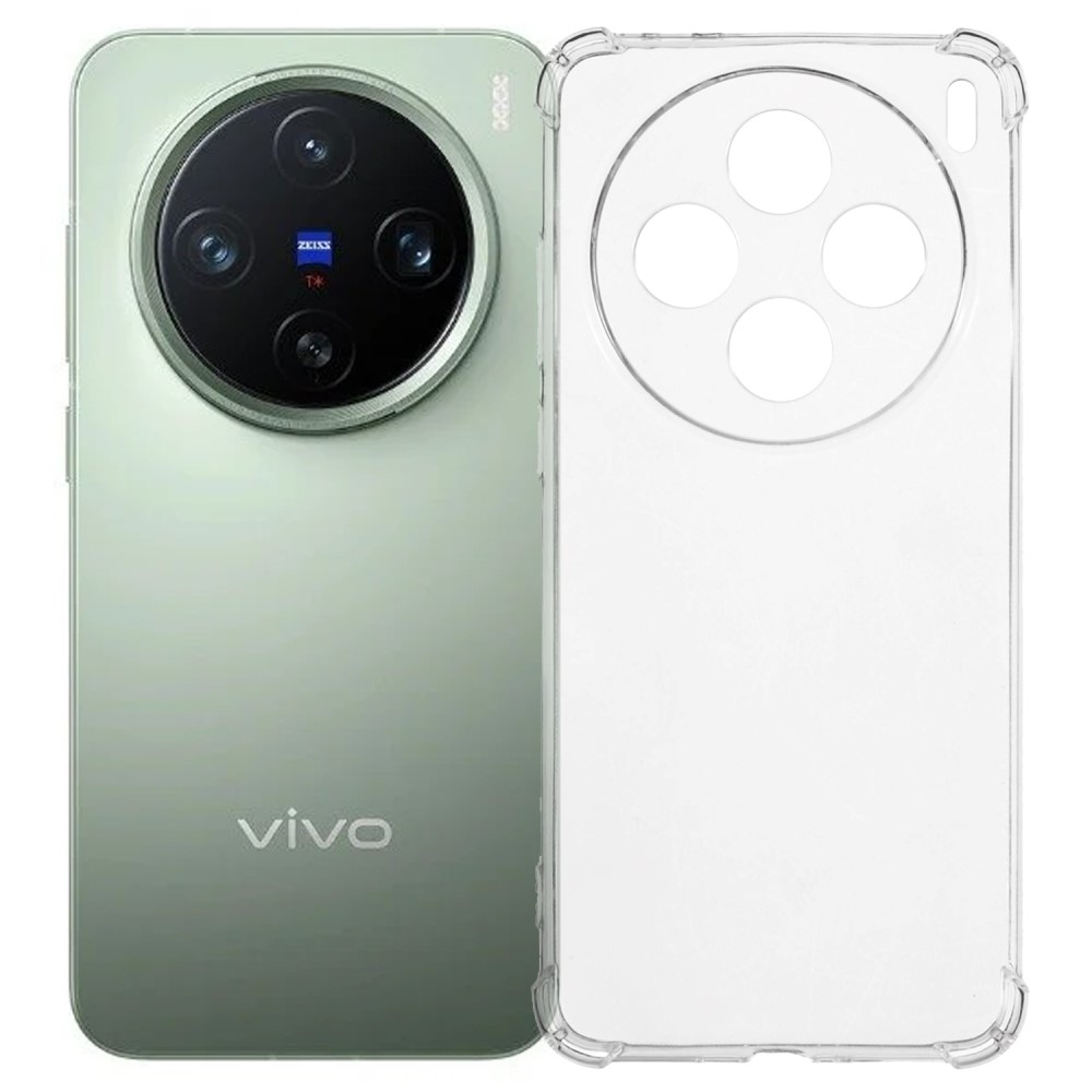 Průhledný gelový obal s vyztuženými rohy na Vivo X200 5G