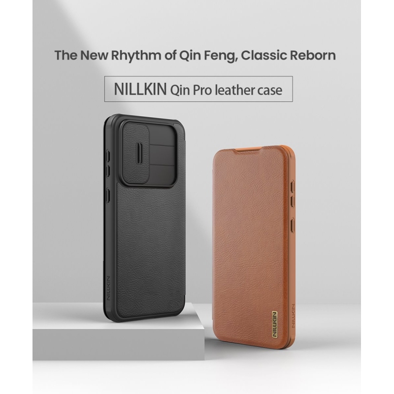 Nillkin Qin Book PRO Pouzdro pro Samsung Galaxy A56 5G Black