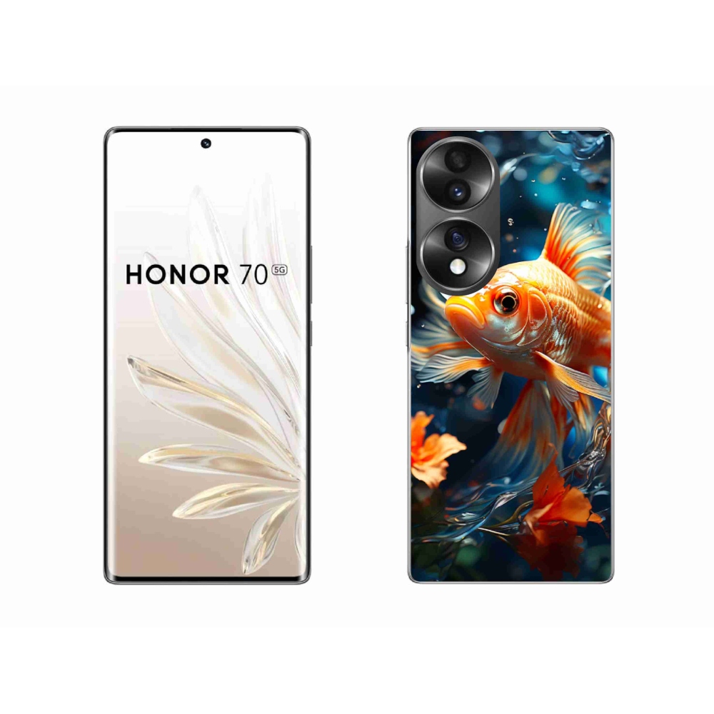 Gelový kryt mmCase na Honor 70 - rybka