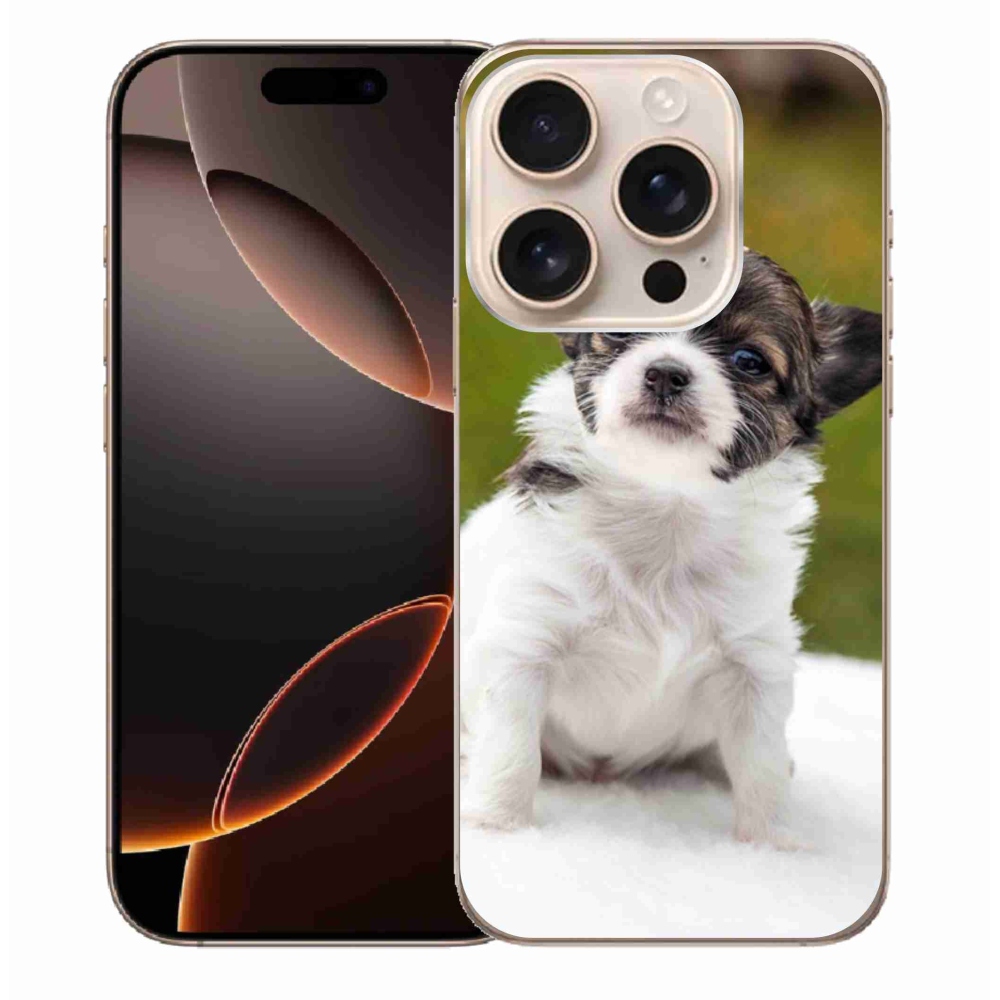 Gelový obal mmCase na iPhone 16 Pro Max - čivava 4