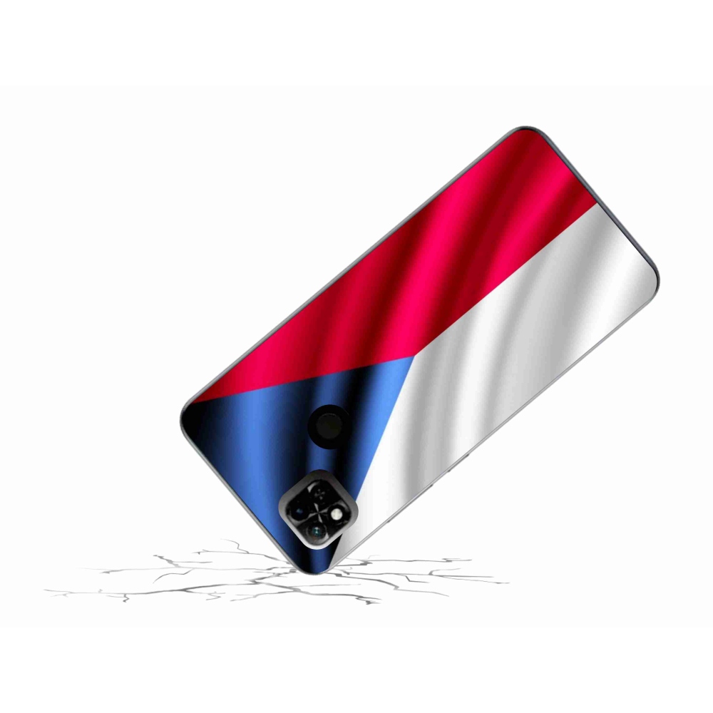 Gelový kryt mmCase na mobil Xiaomi Redmi 10A - česká vlajka