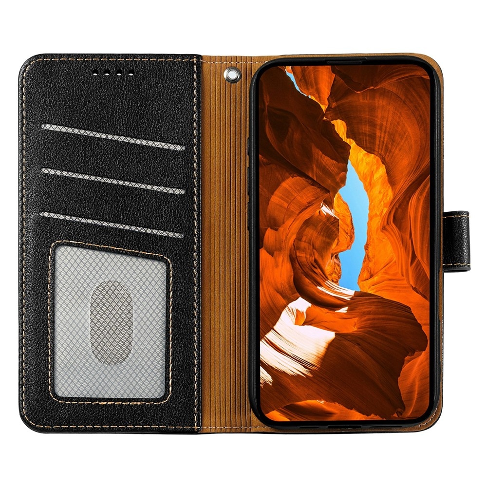 Clasp knížkové pouzdro na Xiaomi Redmi 15 5G - černé