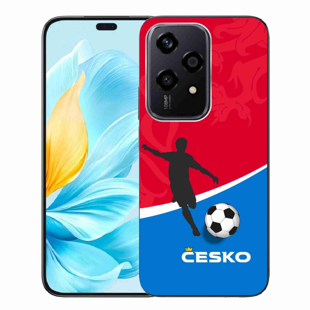 Gelový kryt mmCase na Honor 200 Lite 5G - fotbal Česko