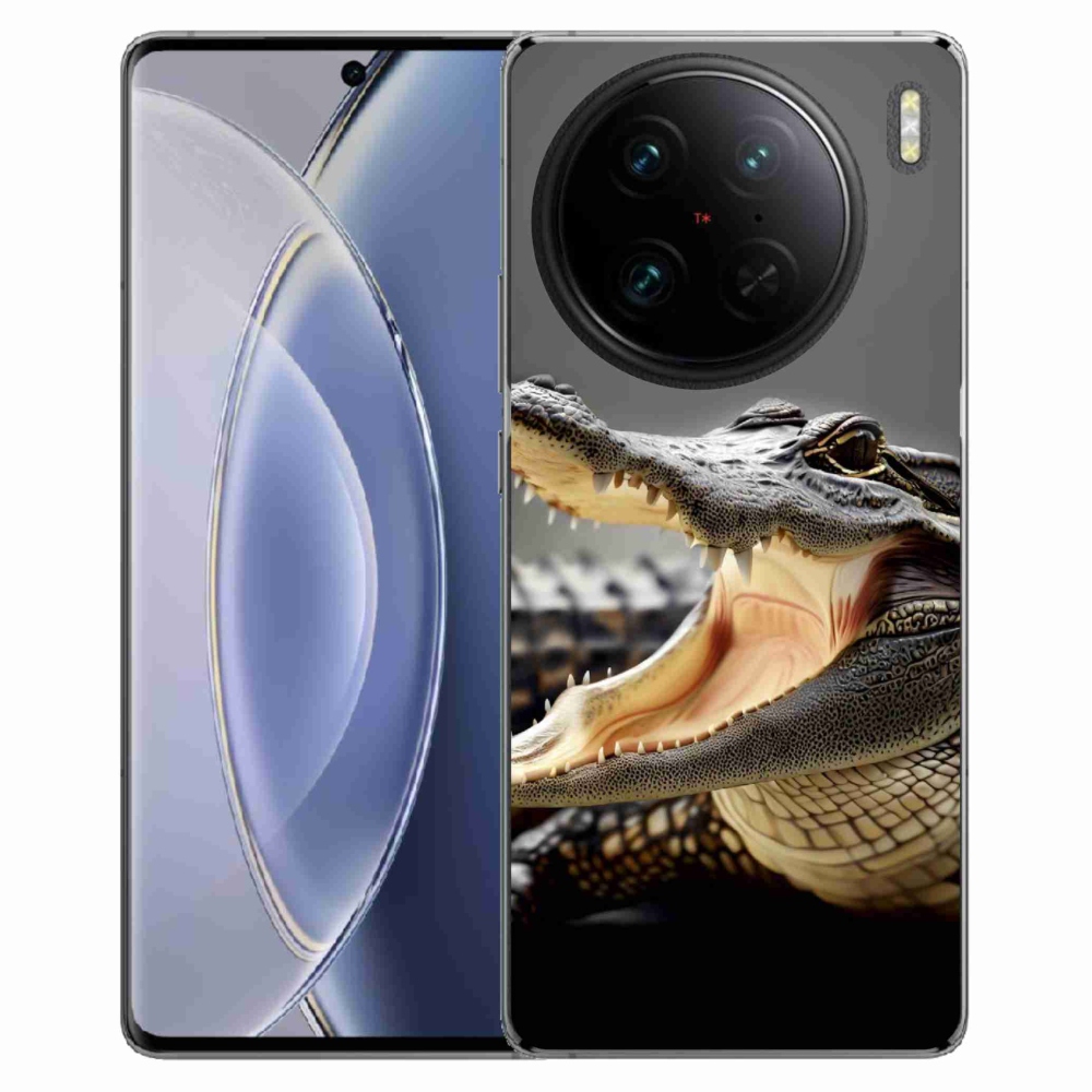 Gelový kryt mmCase na Vivo X90 Pro - krokodýl