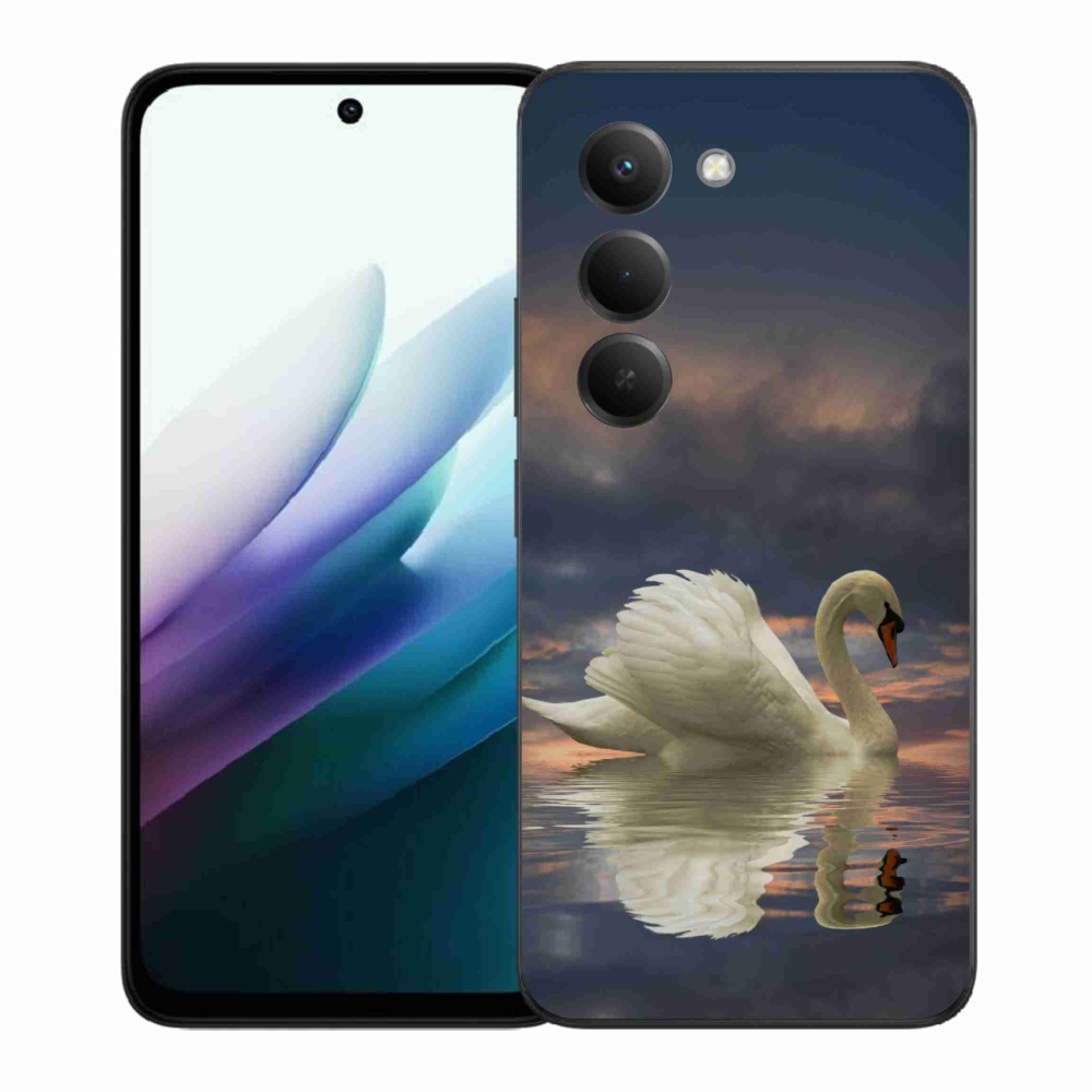 Gelový kryt mmCase na Xiaomi Redmi 15 4G/5G (171mm) - labuť
