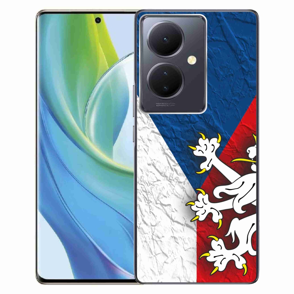 Gelový kryt mmCase na Vivo V29 Lite 5G - česká vlajka 1
