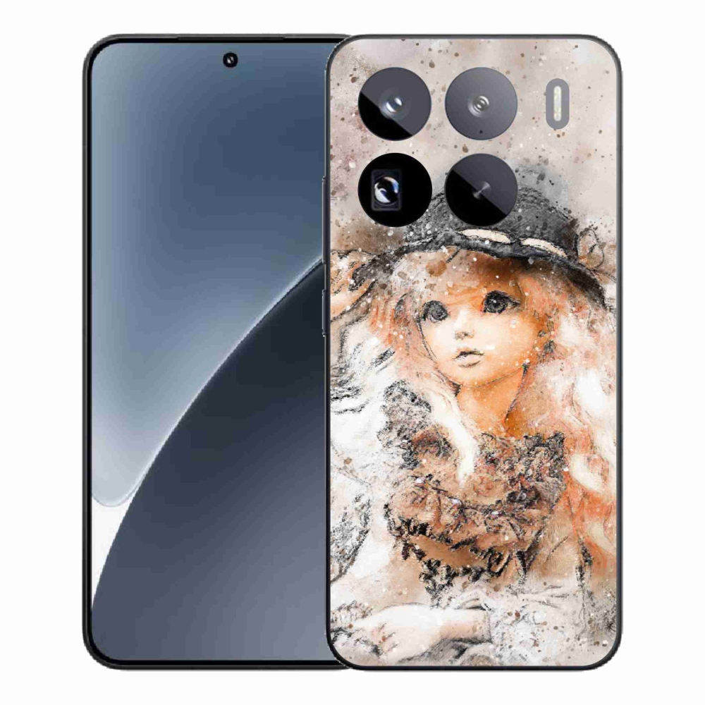 Gelový kryt mmCase na Xiaomi 15 Pro - holčička s kloboukem