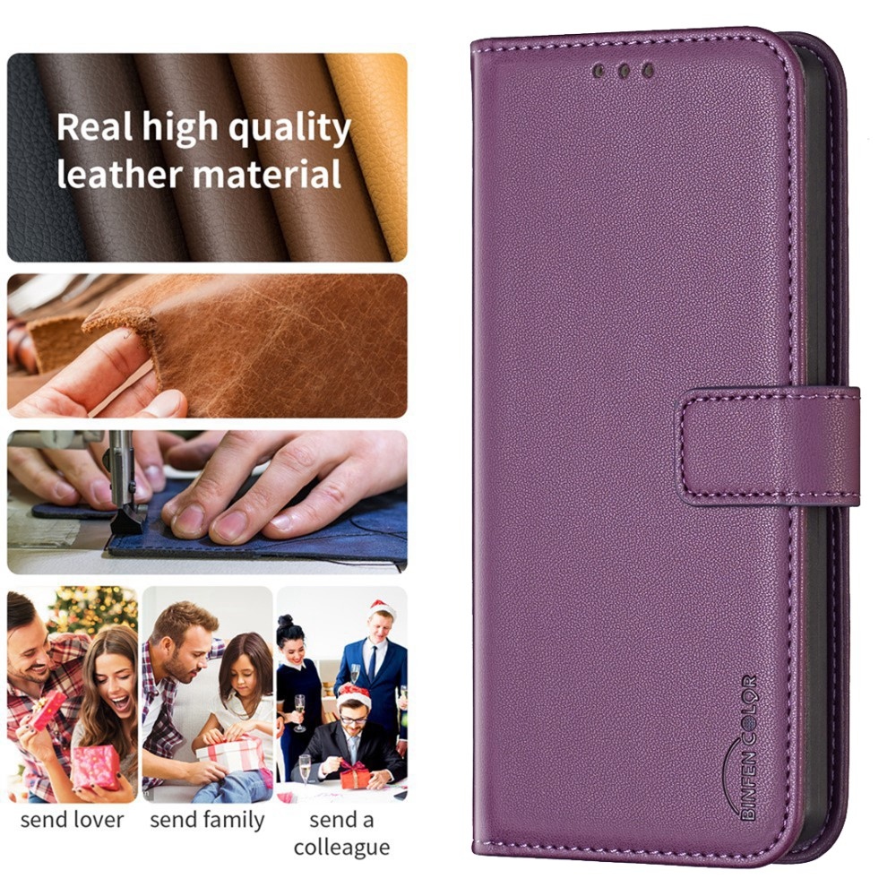 BNF knížkové pouzdro na Samsung Galaxy Xcover 7 Pro - tmavěfialové