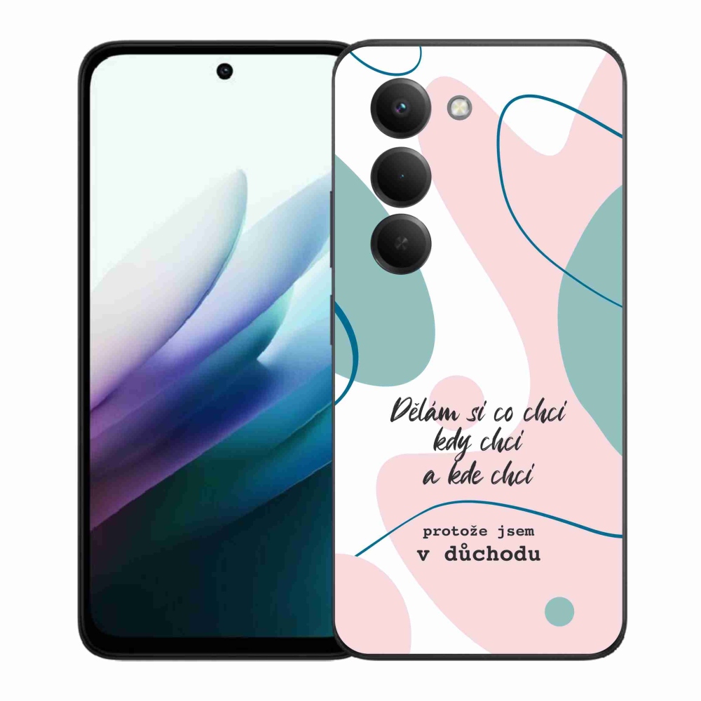 Gelový kryt mmCase na Xiaomi Redmi 15 4G/5G (171mm) - vtipný text 10 bílé pozadí