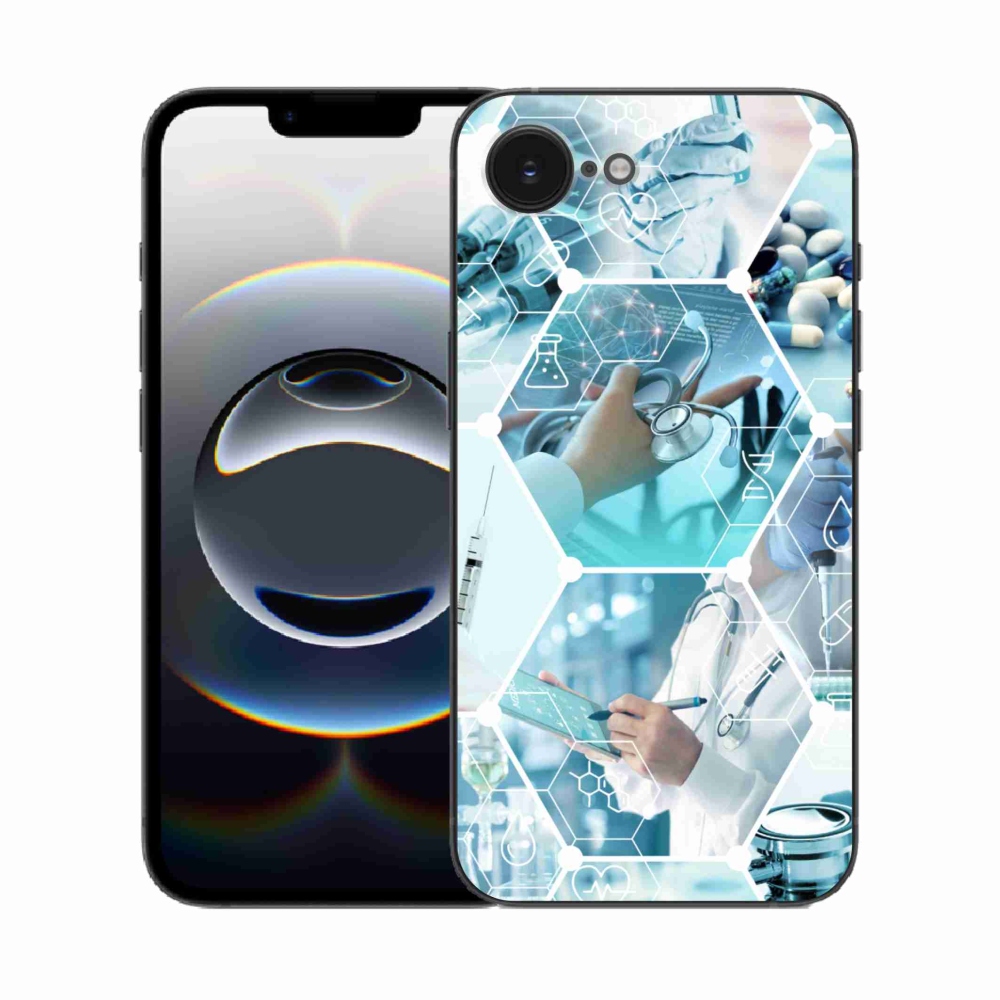 Gelový kryt mmCase na iPhone 16e - zdravotnictví