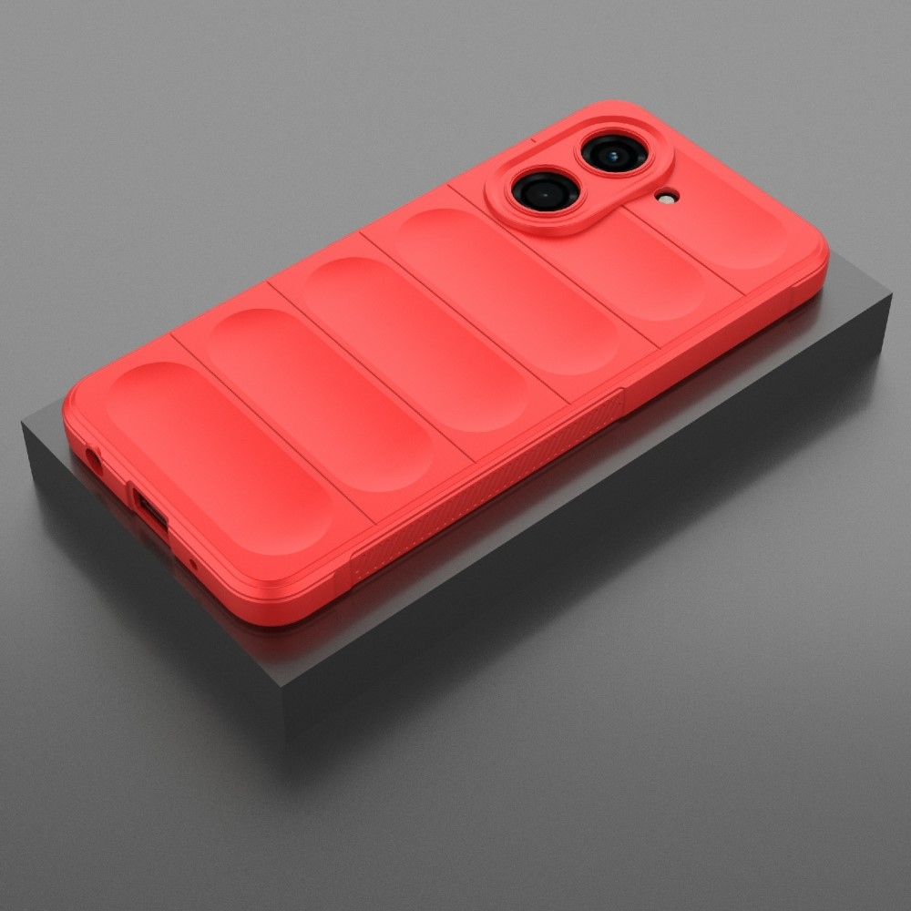 Rugg odolný gelový obal na Xiaomi Redmi A5 (171.7x77.8x8.3mm) - červený