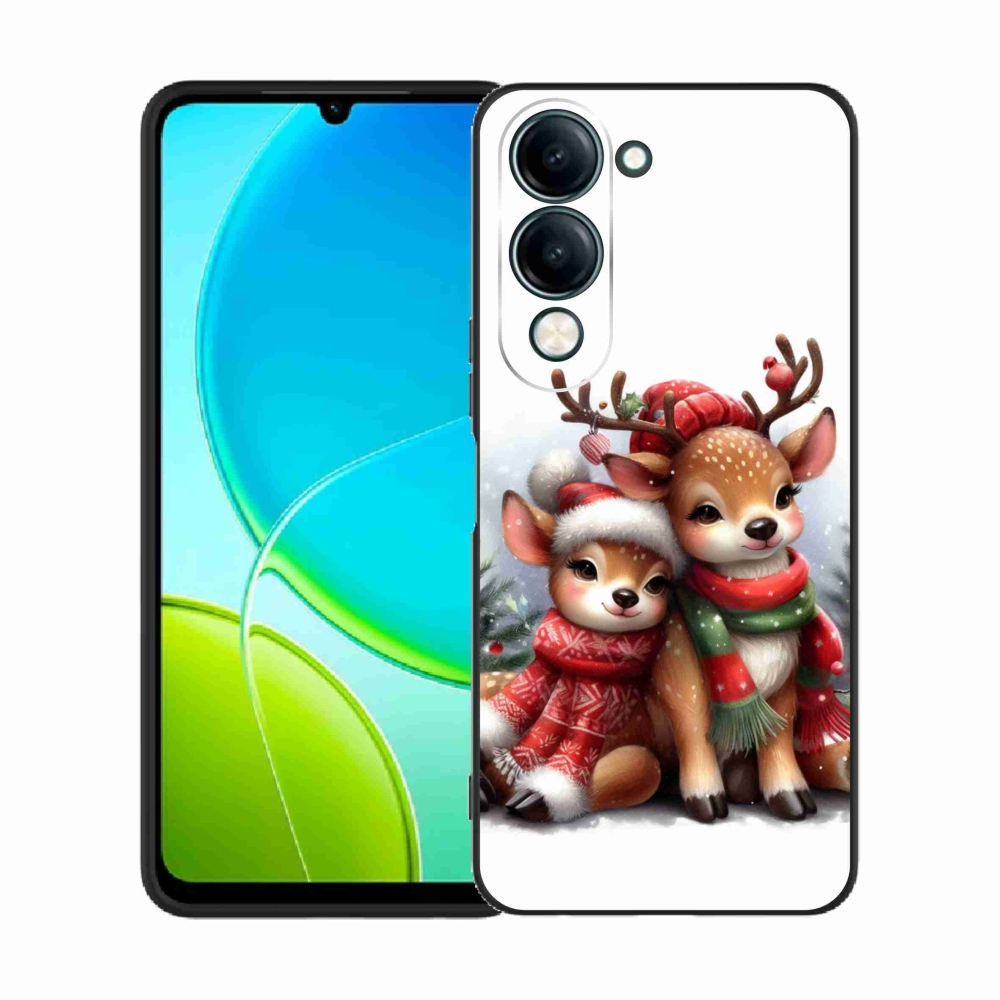 Gelový kryt mmCase na Vivo Y29s 5G - vánoční sobi