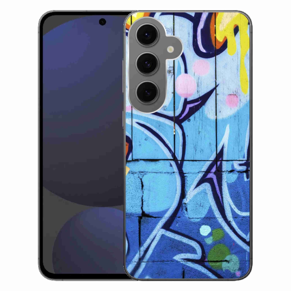 Gelový kryt mmCase na Samsung Galaxy S24 FE - graffiti