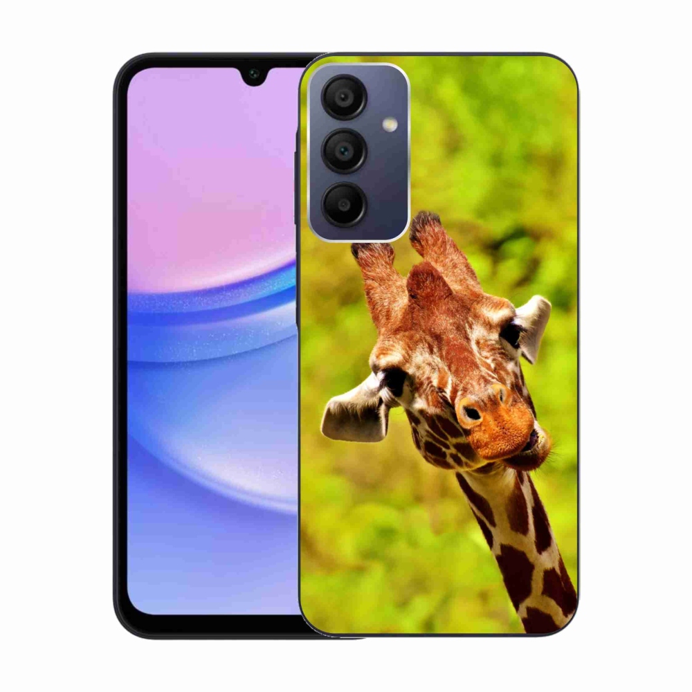 Gelový kryt mmCase na Samsung Galaxy A15 4G/5G - žirafa