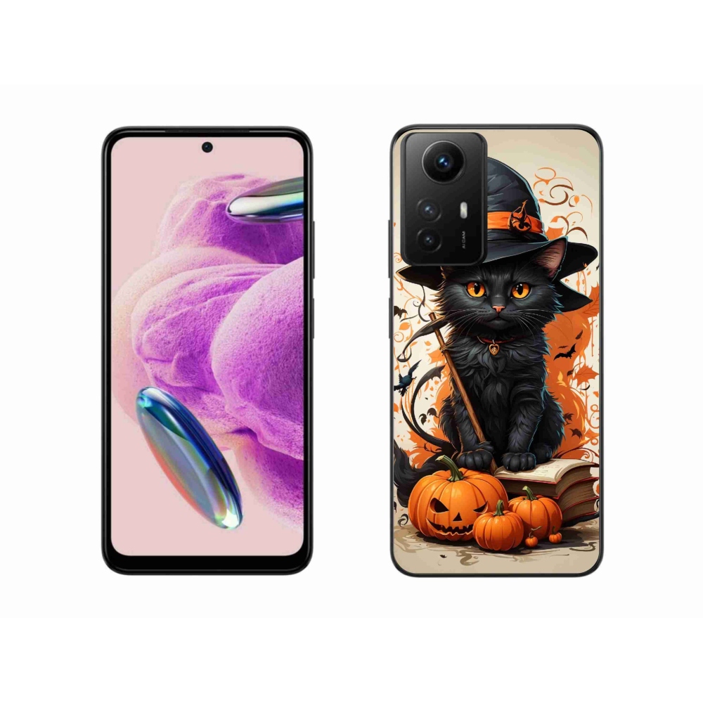 Gelový kryt mmCase na Xiaomi Redmi Note 12S - kocour čaroděj