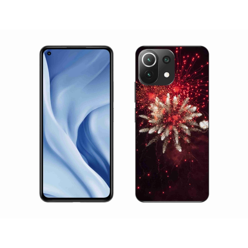 Gelový kryt mmCase na Xiaomi Mi 11 Lite 4G/5G - ohňostroj