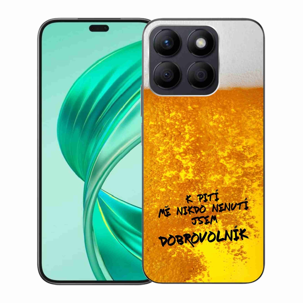 Gelový kryt mmCase na Honor X8b - pivní motiv 4