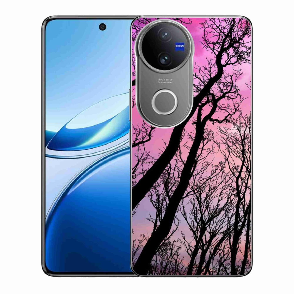 Gelový kryt mmCase na Vivo V50 5G - opadané stromy