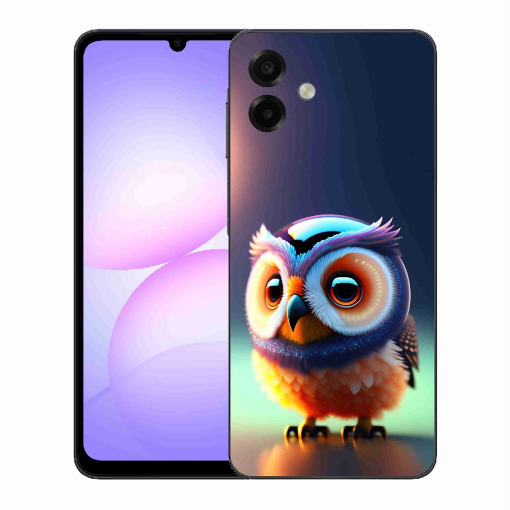 Gelový kryt mmCase na Samsung Galaxy A07 4G - sovička