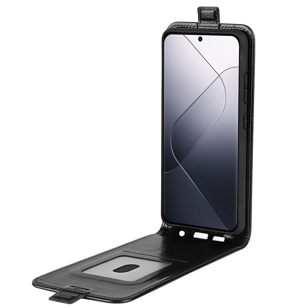 Vertical knížkové pouzdro na Xiaomi 14 - černé