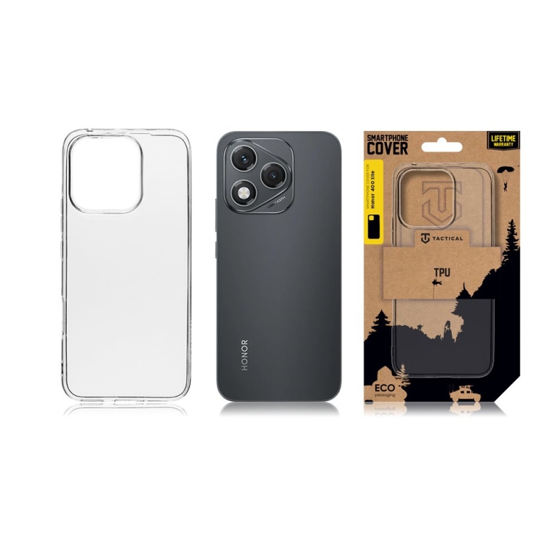 Tactical TPU Kryt pro Honor 400 Lite Transparent