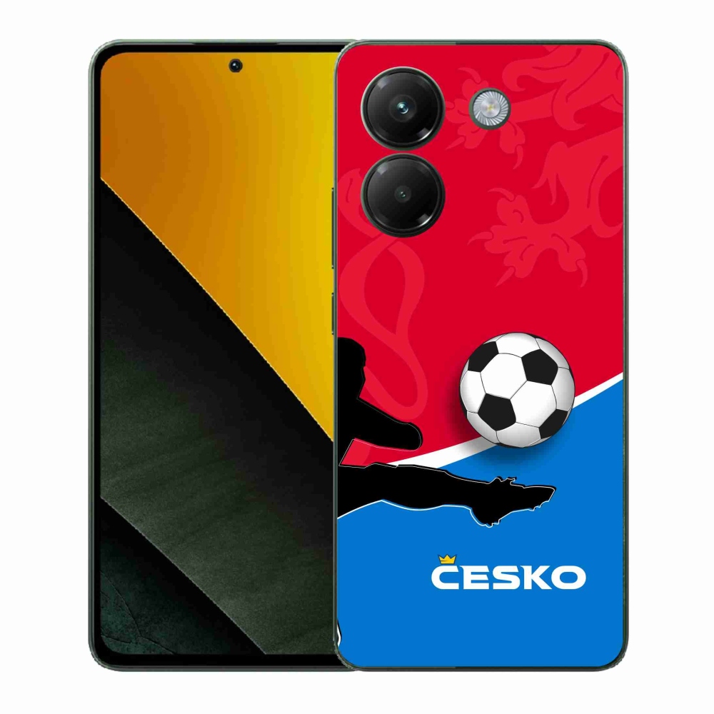 Gelový kryt mmCase na Xiaomi Poco M7 Pro 5G - fotbal Česko 2