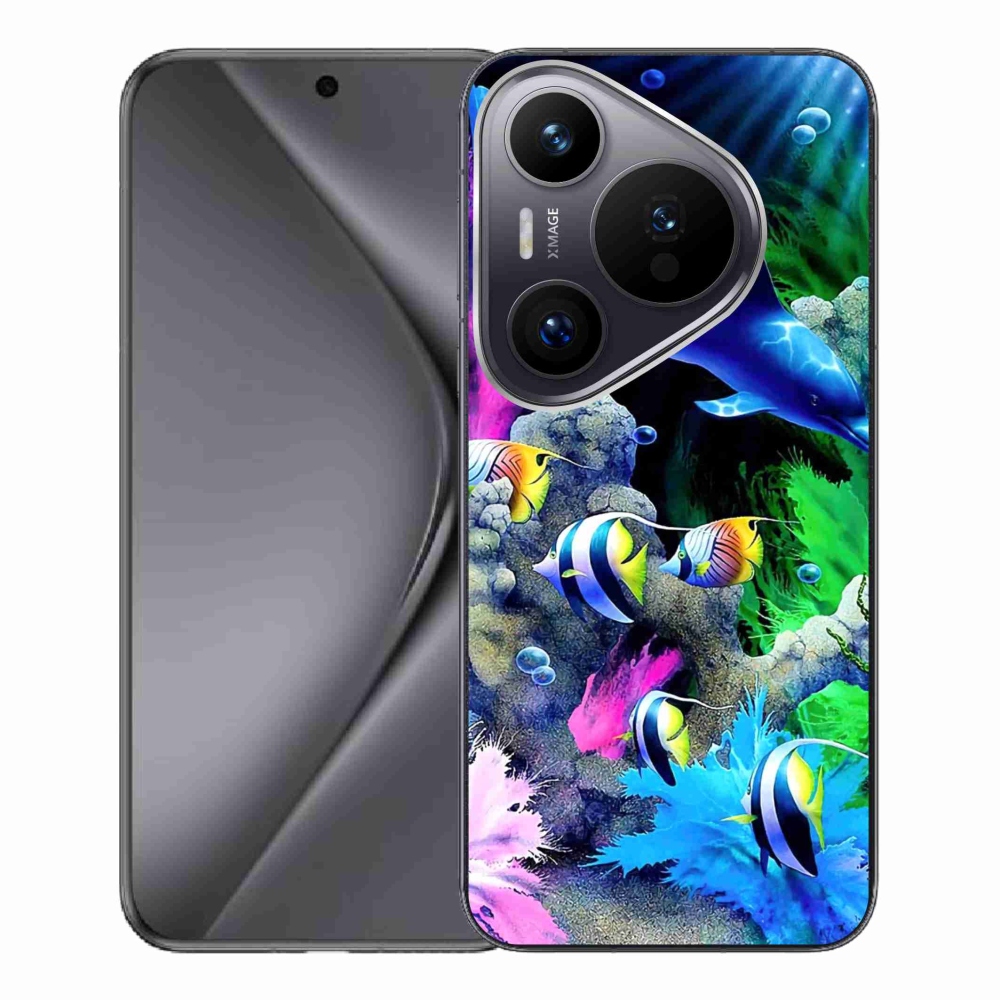 Gelový obal mmCase na Huawei Pura 70 Pro - mořský svět