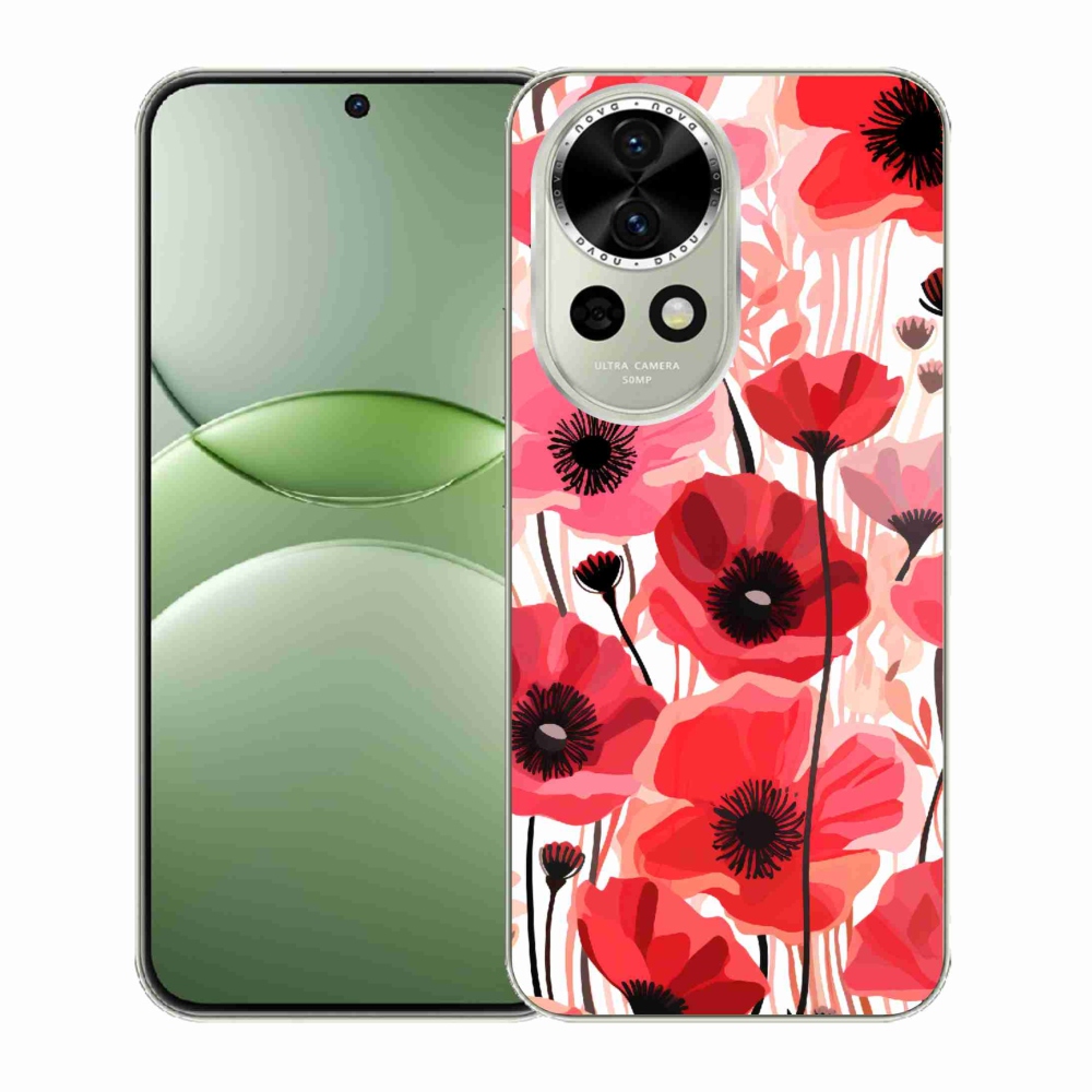 Gelový kryt mmCase na Huawei Nova 13 5G - vlčí mák 1