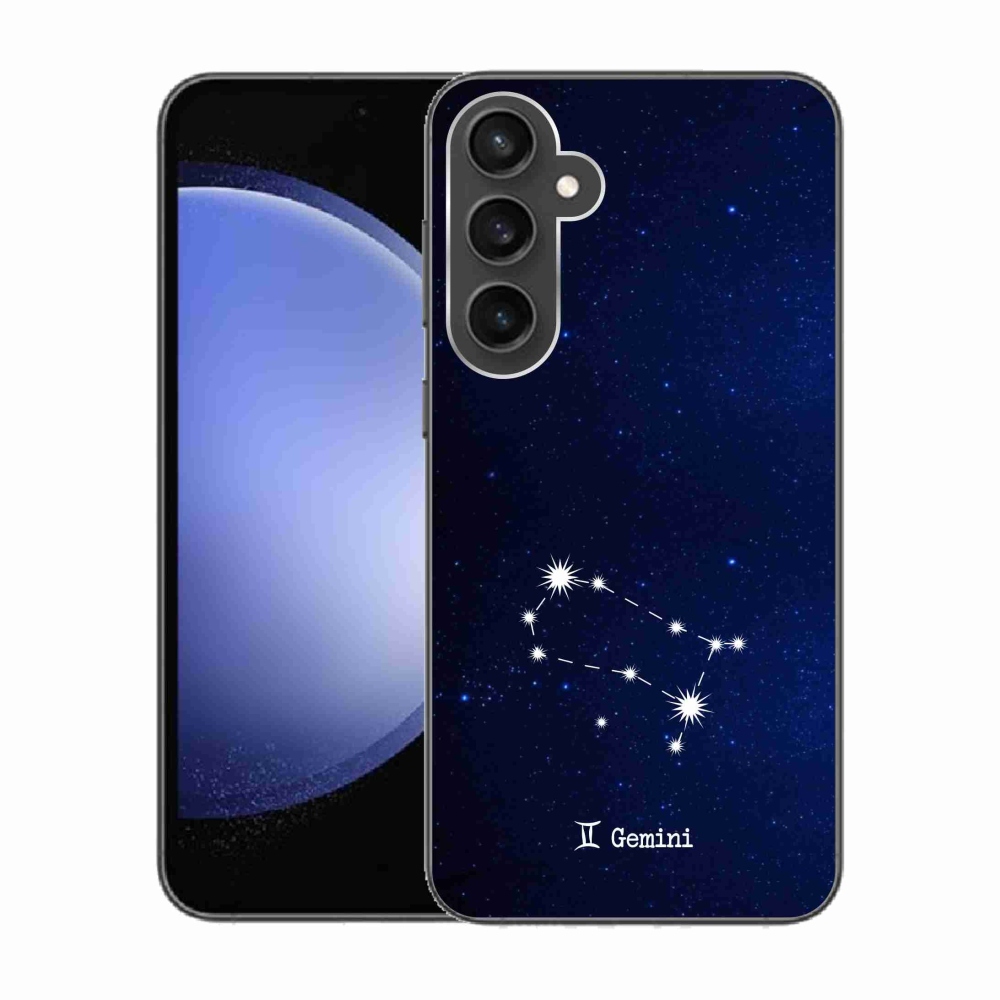 Gelový kryt mmCase na Samsung Galaxy S23 FE - souhvězdí Blíženců
