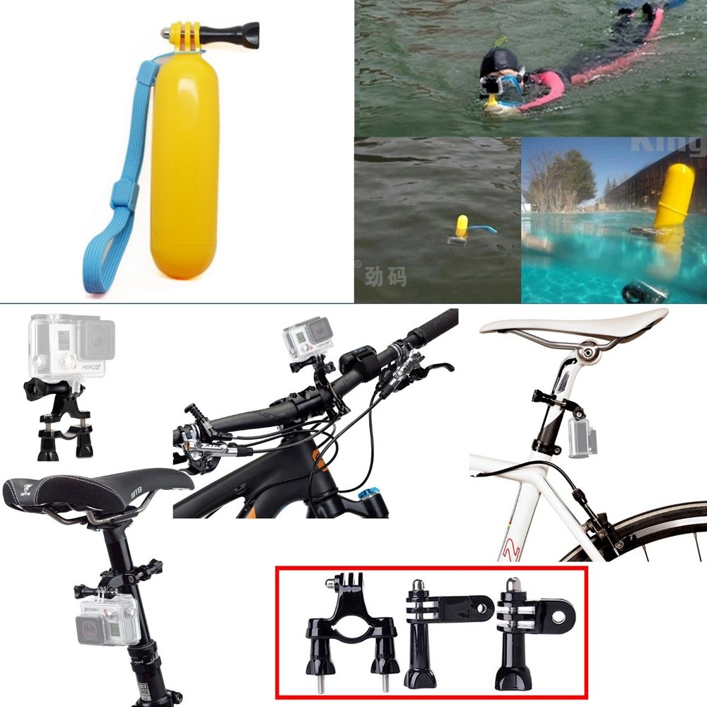 10dílná sada příslušenství pro akční kamery