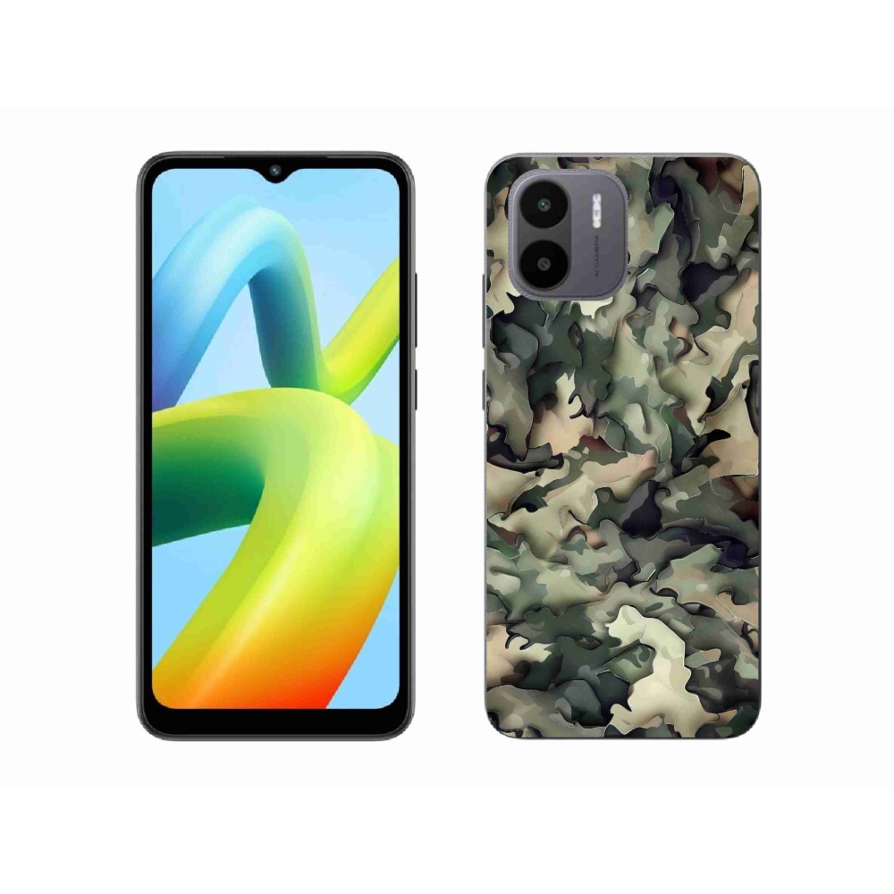 Gelový kryt mmCase na Xiaomi Redmi A1/Redmi A2 - maskáčový vzor 9