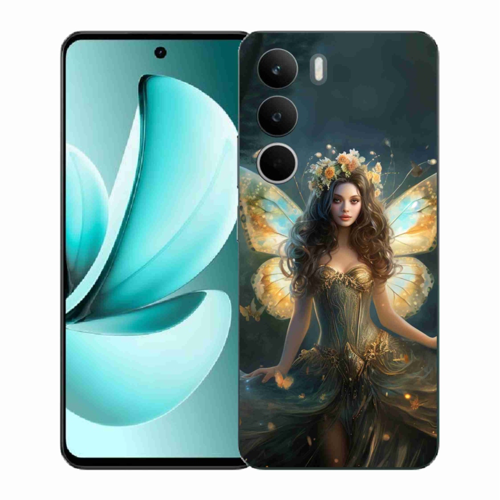 Gelový kryt mmCase na Realme C71 - motýlí žena