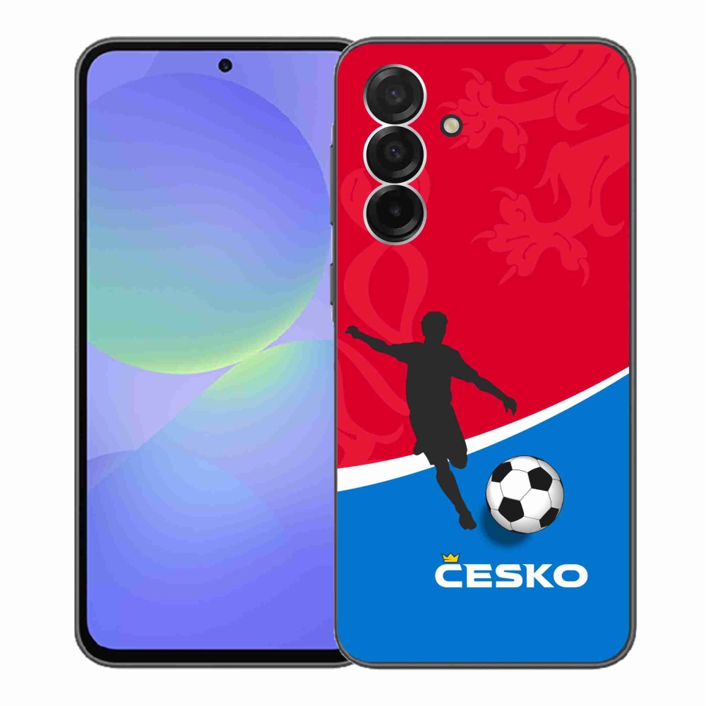 Gelový kryt mmCase na Samsung Galaxy A36 5G - fotbal Česko